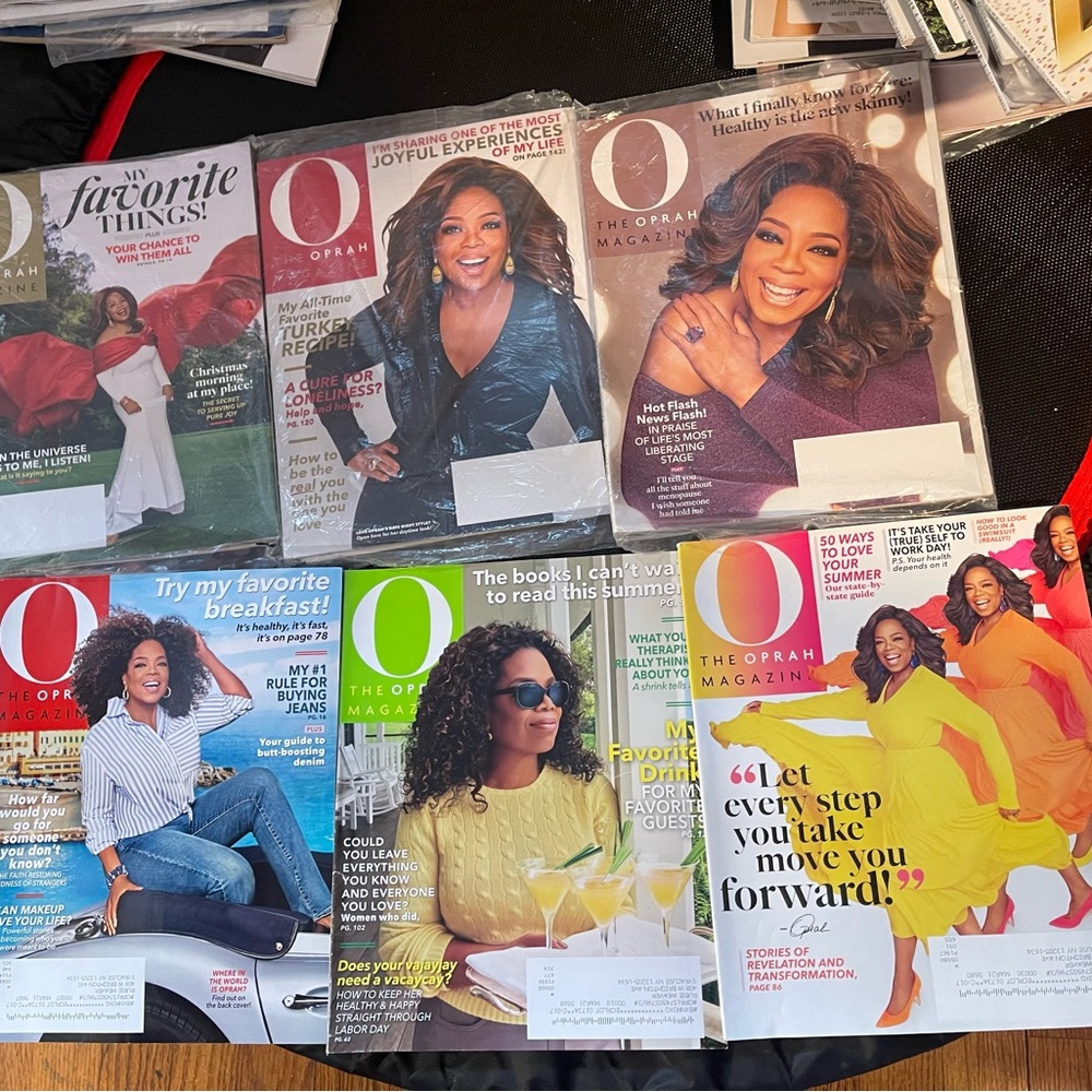 Lot of 6 Oprah Magazines